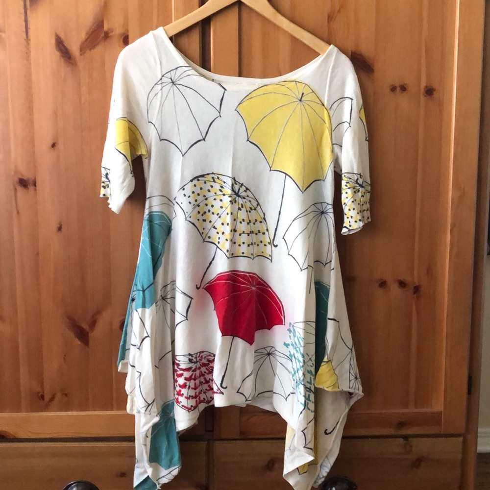 Anthropologie Field Flower umbrella sweater. S.
